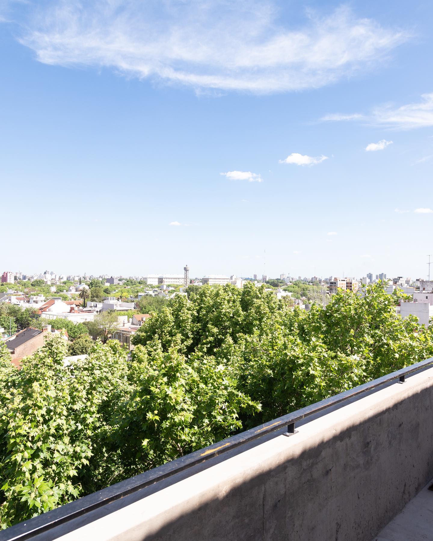Vista panorámica de Villa Devoto desde la terraza