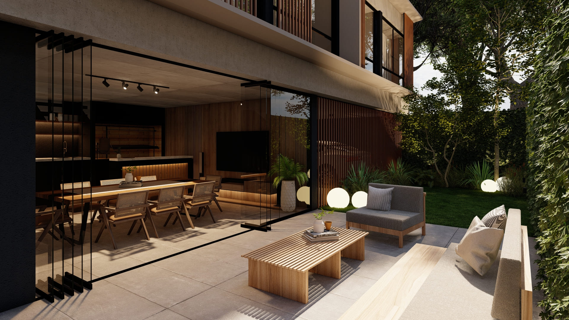 Jardín y espacio verde